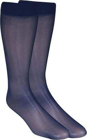 NuVein Sheer Compression Stockings for Women, 8-15 mmHg Support, Light Denier, Knee High, Closed Toe, Black, 2X-Large in Kuwait