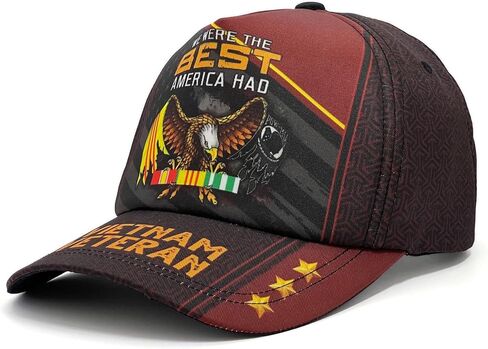 CleveFit 3D Printed Vietnam Veterans Baseball Cap, Gift for Grandpa, I'm A Grandpa and Veteran Nothing Scares Me Hat in Saudi Arabia