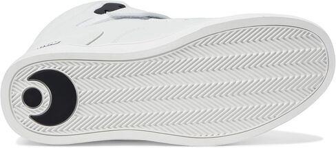Osiris® Rize Ultra Walking Shoes for Men – Synthetic Upper – Textile Construction – Crew Height – Round Toe White/Black/White 9 D - Medium in Saudi Arabia