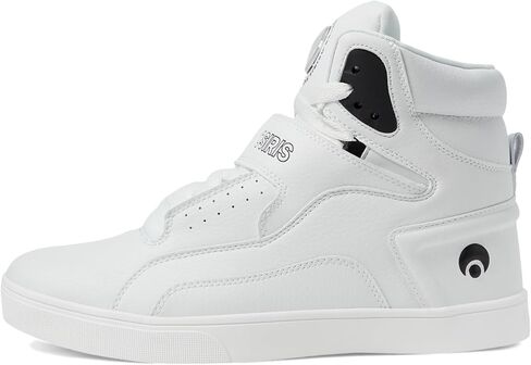 Osiris® Rize Ultra Walking Shoes for Men – Synthetic Upper – Textile Construction – Crew Height – Round Toe White/Black/White 9 D - Medium in Saudi Arabia