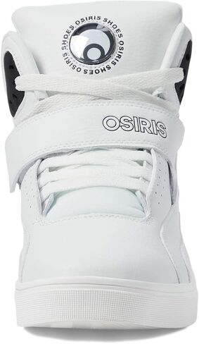 Osiris® Rize Ultra Walking Shoes for Men – Synthetic Upper – Textile Construction – Crew Height – Round Toe White/Black/White 9 D - Medium in Saudi Arabia