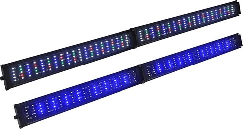 DA FSPEC Gen2 LED حوض السمك ضوء كامل الطيف خافت تلقائي تشغيل إيقاف مؤقت ثابت متعدد الألوان المياه العذبة 20 24 30 36 48 72 (48 بوصة (120 سم)) in Kuwait