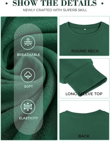 قميص حريمي بأكمام طويلة مقاس كبير من AURUZA، ملابس كاجوال كبيرة الحجم للنساء تي شيرت فضفاض تونيك بياقة دائرية وبلوزات أنيقة in Kuwait