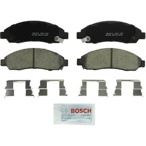 BOSCH BC1039 QuietCast Premium Ceramic Disc Brake Pad Set - Compatible with Select Chevrolet Colorado; GMC Canyon; Isuzu i-280, i-290, i-350, i-370; FRONT