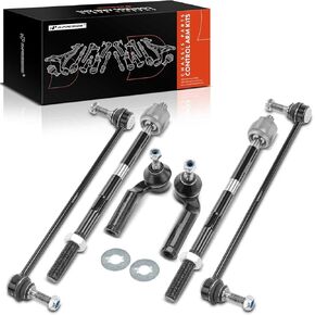 A-Premium Set of 6, Front Sway Bar Link, Inner Outer Tie Rod End, Compatible with Lincoln MKC 2015 2016 2017 2018 2019