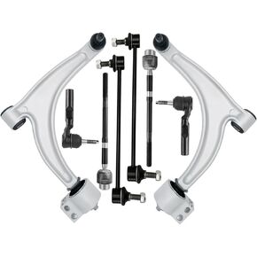 8pcs Front Suspension Kit Lower Control Arm Compatible with 2005-2010 Pontiac G6, Chevrolet Malibu 2004-2012, 2007-2009 Saturn Aura
