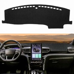 Dashboard Mats Dash Covers Pad Compatible with Ford Fusion 2013 2014 2015 2016 2017-2019 2020 Dash Carpet Protector