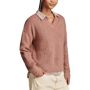 Lucky Brand Women's Notch Neck Pullover