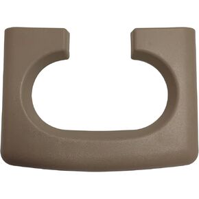 Center Console Cup Holder Replacement Pad Compatible with 2004-2014 Ford F150, Bench Seat Center Console Cup Holder Armrest Cover Pad(Beige)