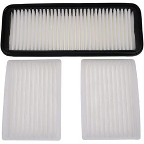 Solarhome New Aftermarket Cab Air Filter Kit Compatible with Kubota (1) T1855-71600 & (2) 6A671-75090 014520-0804