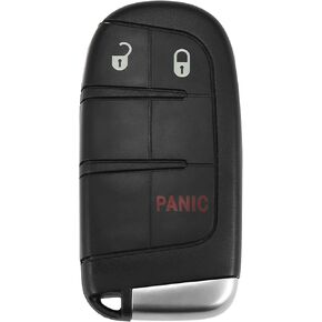 X AUTOHAUX M3N40821302 433MHz Replacement Keyless Entry Remote Car Key Fob for Dodge Journey 12-20 for Durango 14-22 for Dodge Dart 3 Buttons with Door Key 46 Chip