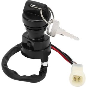 M MATI Ignition Key Switch for Yamaha Banshee 350 Big Bear 350 Moto-4 225/250/350 Breeze 125 Badger 80 Champ 100 1985-1994 Warrior 350 1987-1995 2FJ-82510-02-00 2FJ-82510-09-00 1UY-82510-02-00