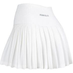 AUROLA 2 in 1 Flowy Workout Athletic Shorts for Women Seamless High Waist Pocket Gym Yoga Running Short