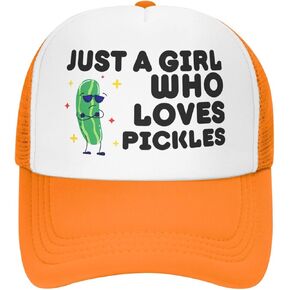 Funny Pickle Trucker Hat Unisex Adult Hats Adjustable Cap for Men and Women Classic Fishing Caps