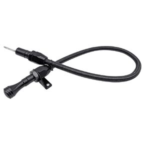 HAHAHA Dipstick Compatible with Chevy GM Powerglide Flexible Transmission Dipstick Firewall Mount (Black)