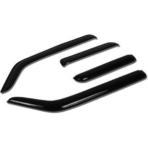 Auto Dynasty 4 PCS Tape on Window Vent Visor Deflector Rain Guard Compatible with Honda Element