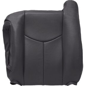 GXARTS Driver Side Top Lean Back Replacement Leather Seat Cover 692 or 69i Dark Gray Fit for Chevy Silverado Avalanche Tahoe Suburban GMC Sierra Yukon XL 2003 2004 2005 2006