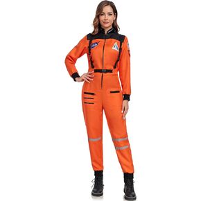Astronaut Costume Women Adult Halloween Womens Space Suit Astronaut Costume
