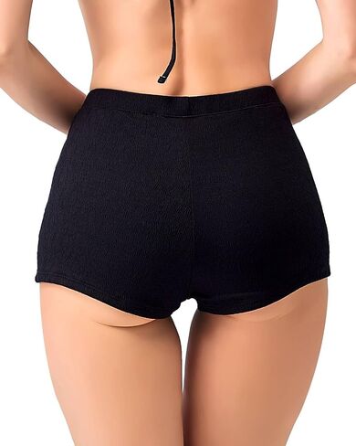 Women's Swim Shorts High Waisted Bikini Swimsuit Bottoms Board Shorts in Saudi Arabia