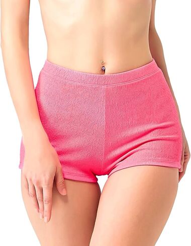 Women's Swim Shorts High Waisted Bikini Swimsuit Bottoms Board Shorts in Saudi Arabia