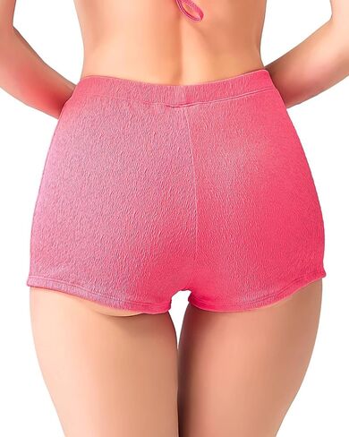Women's Swim Shorts High Waisted Bikini Swimsuit Bottoms Board Shorts in Saudi Arabia