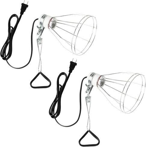 Simple Deluxe 1-Pack Clamp Lamp Light with Ceramic Base, 8.5 Inch Aluminum Reflector and 6 Feet Power Cord for Heat Lamp & Work Light in Saudi Arabia