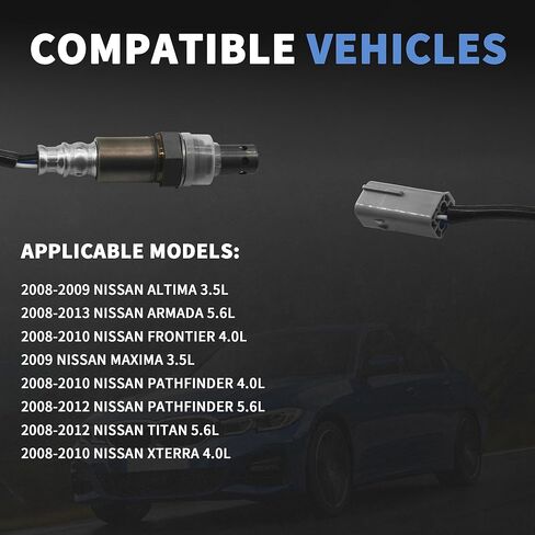 مستشعر الأكسجين 234-9038 مستشعر O2 المنبع متوافق مع نيسان ألتيما أرمادا 2007-2011، متوافق مع إنفينيتي QX56 2007-2010، متوافق مع سوزوكي خط الاستواء 2009-2012 in Kuwait