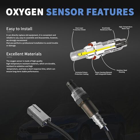 مستشعر الأكسجين 234-9038 مستشعر O2 المنبع متوافق مع نيسان ألتيما أرمادا 2007-2011، متوافق مع إنفينيتي QX56 2007-2010، متوافق مع سوزوكي خط الاستواء 2009-2012 in Kuwait