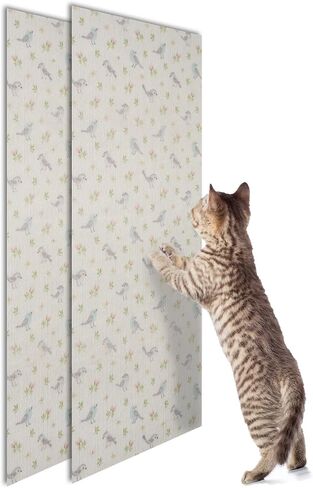 Cat Scratcher Carpet Mat with Adhesive Bottom - Protect Furniture & Floors, Safe Cat Scratcher Mat, Easy-to-Clean Cat Scratcher Carpet with Stylish Diamond Design for Furniture Protection in Saudi Arabia