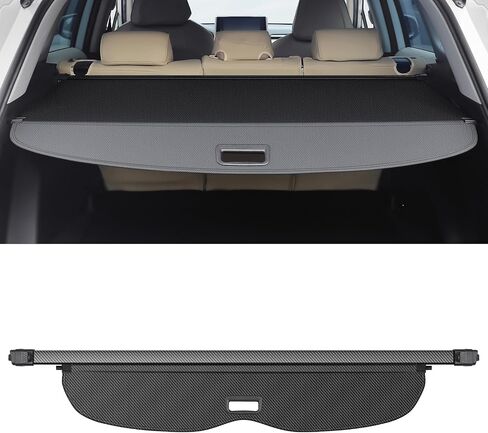 Cargo Cover, Compatible with Honda Passport 2019-2023, Retractable Waterproof Sunshade Shield, Protective Anti-Theft Cover,Carbon Fiber Texture in Saudi Arabia