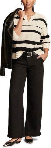 Lucky Brand Women's Notch Neck Pullover in Saudi Arabia