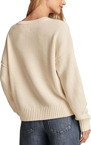 Lucky Brand Women's Notch Neck Pullover in Saudi Arabia
