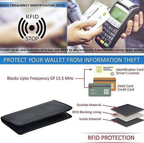 Jajmo Legacy Bifold Genuine Leather Long Vintage Wallet Checkbook Card Case Holder For Men in Kuwait