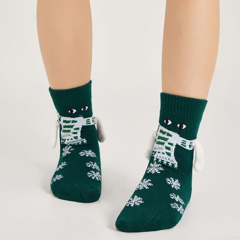 Magnetic Holding Hands Socks Novelty Funny Gift Idea Women Men Couple Socks Christmas Socks in Saudi Arabia