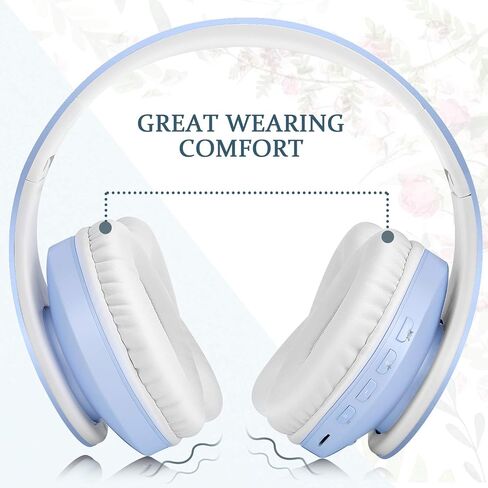 TUINYO Wireless Headphones Over Ear, Bluetooth with Mic & Foldable Stereo Headset for Immersive Sound in Saudi Arabia