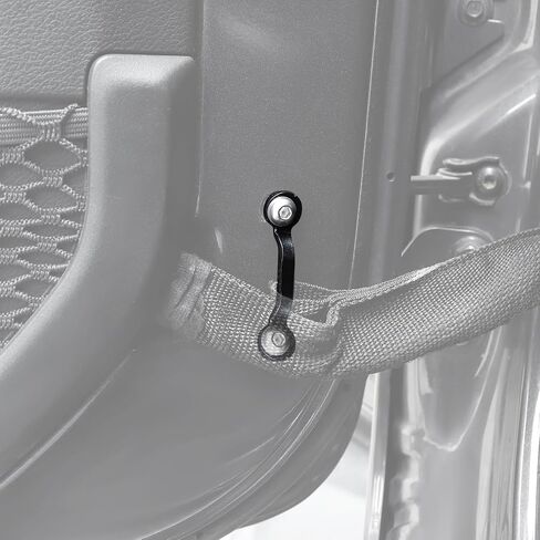 RT-TCZ for Jeep Wrangler JK JL JT Door Limit Strap Footman Loop Bracket with Torx Screws 4 PCS in Saudi Arabia
