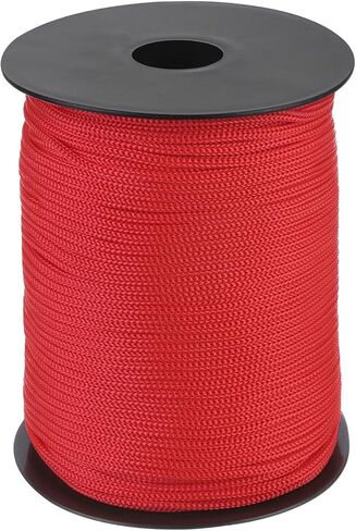 MECCANIXITY 1/8 Inch Polypropylene Rope Braided Ropes, 328ft Nylon Rope Hollow Utility Cord String for Clothesline, Camping, Hiking, Outdoor, White in Kuwait