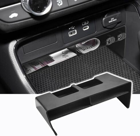 منظم وحدة التحكم المركزية متوافق مع ملحقات Honda CR-V 2023 2024 2025 CRV، صندوق تخزين مسند الذراع CR-V ABS صينية تنظيم وحدة التحكم in Kuwait