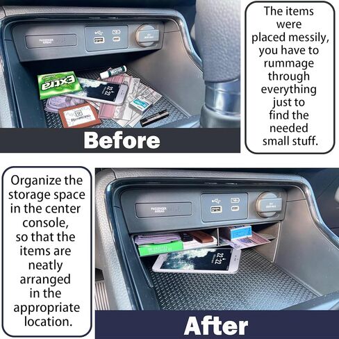 منظم وحدة التحكم المركزية متوافق مع ملحقات Honda CR-V 2023 2024 2025 CRV، صندوق تخزين مسند الذراع CR-V ABS صينية تنظيم وحدة التحكم in Kuwait