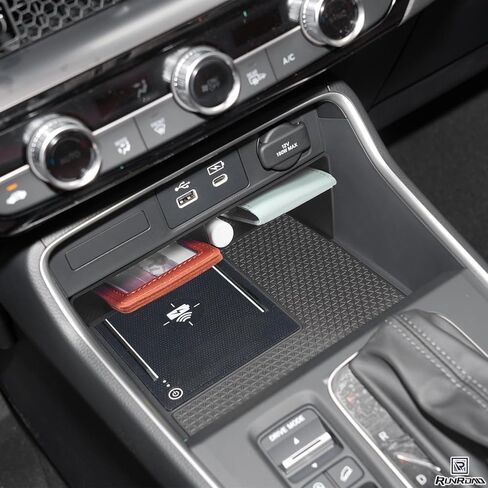 منظم وحدة التحكم المركزية متوافق مع ملحقات Honda CR-V 2023 2024 2025 CRV، صندوق تخزين مسند الذراع CR-V ABS صينية تنظيم وحدة التحكم in Kuwait