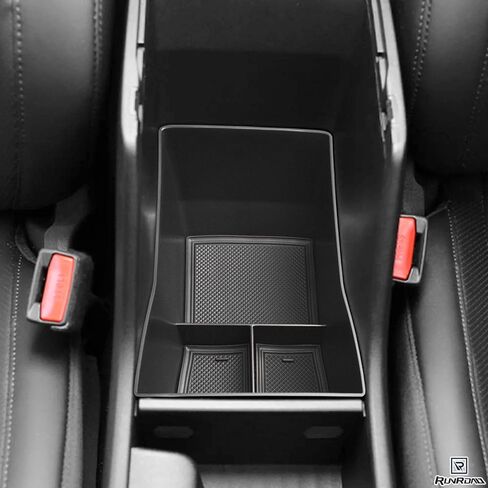 صينية تنظيم وحدة التحكم المركزية متوافقة مع ملحقات Hyundai Kona 2024 2025، صندوق تخزين مسند الذراع الداخلي لعلبة وحدة التحكم الوسطى Kona (ناقل الحركة الإلكتروني فقط) in Kuwait