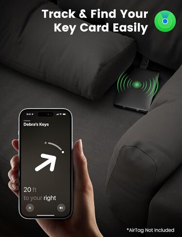 Klearlook Maximized Clarity! Key Card Holder for Tesla & AirTag Compatible, Card Key Holder with AirTag Hidden Zone for Tesla Key Cards, Tesla Model 3 Y S X Cybertrunk Key Card Case in Saudi Arabia