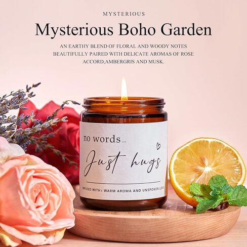 هدية الخطوبة، هدايا الخطوبة للأزواج، هدايا الخطوبة للنساء شمعة الزفاف الجميلة تحت عنوان، 45-50 ساعة وقت الحرق - ملاحظات البرغموت واللافندر والعنبر in Kuwait