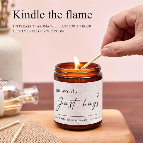 هدية الخطوبة، هدايا الخطوبة للأزواج، هدايا الخطوبة للنساء شمعة الزفاف الجميلة تحت عنوان، 45-50 ساعة وقت الحرق - ملاحظات البرغموت واللافندر والعنبر in Kuwait