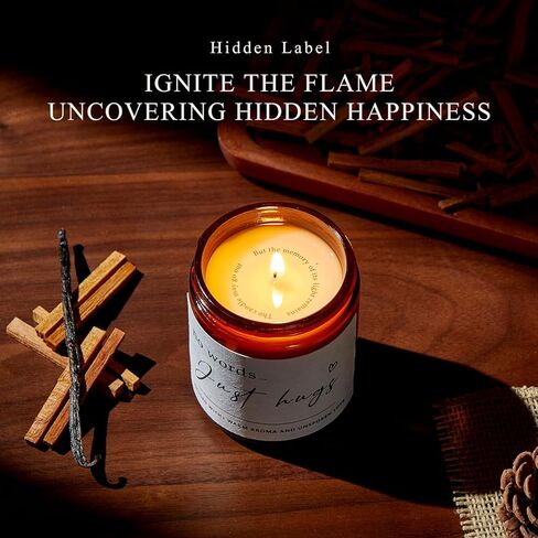 هدية الخطوبة، هدايا الخطوبة للأزواج، هدايا الخطوبة للنساء شمعة الزفاف الجميلة تحت عنوان، 45-50 ساعة وقت الحرق - ملاحظات البرغموت واللافندر والعنبر in Kuwait