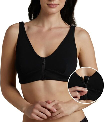 Wireless Front Closure Bras for Women - Adaptive Post Surgery Bra in Saudi Arabia