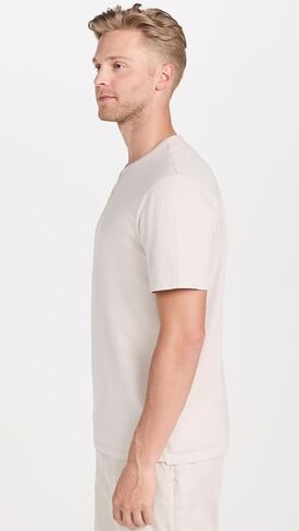 Vince Men's Garment Dye Henley Tee in Saudi Arabia