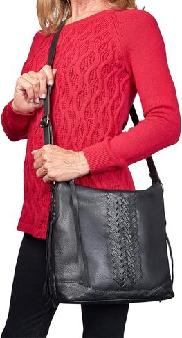 حقيبة كروس جلد مخفية كاري بليك (أسود) in Kuwait