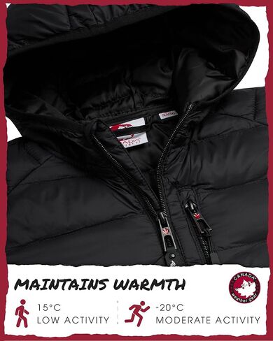 CANADA WEATHER GEAR Boys' Puffer Jacket - Lightweight Packable Bubble Coat, Water Resistant Outerwear Jackets for Boys (8-20) in Kuwait