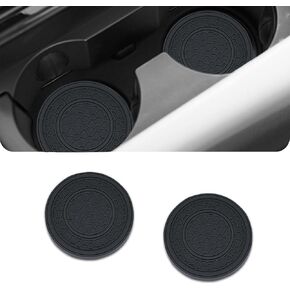 Pincuttee Car Cup Holder Coaster Silicone,Car Cup Holder Coaster 2Pack,Universal Automotive Anti Slip Cup Holder Insert Coaster,Car Interior Accessories(Purple,2PC)